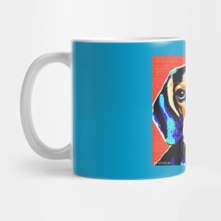 Beagle Dog Pop Art Mug